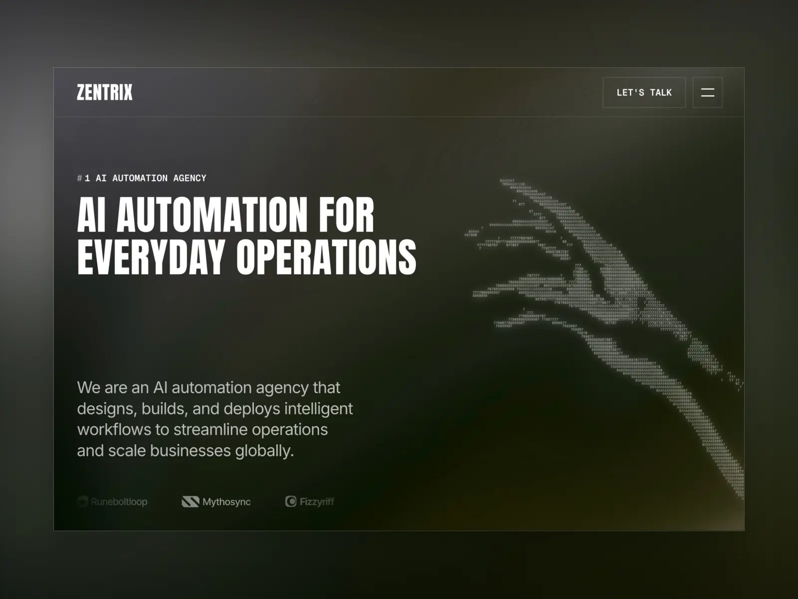 Zentrixx — AI automation agency template