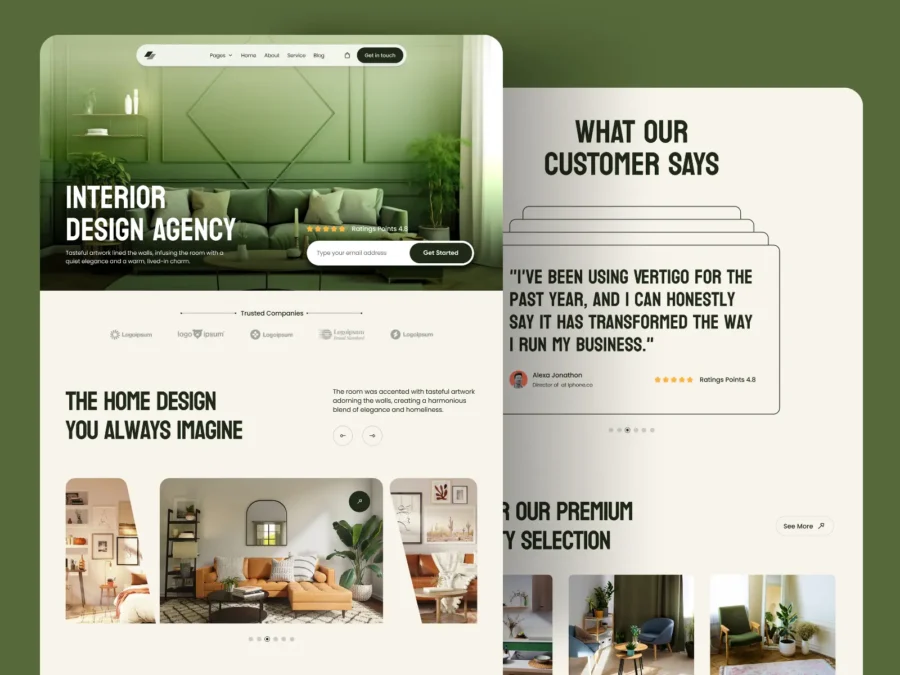 Zenvira — Interior Design Framer Template — Waida Studio Framer Template