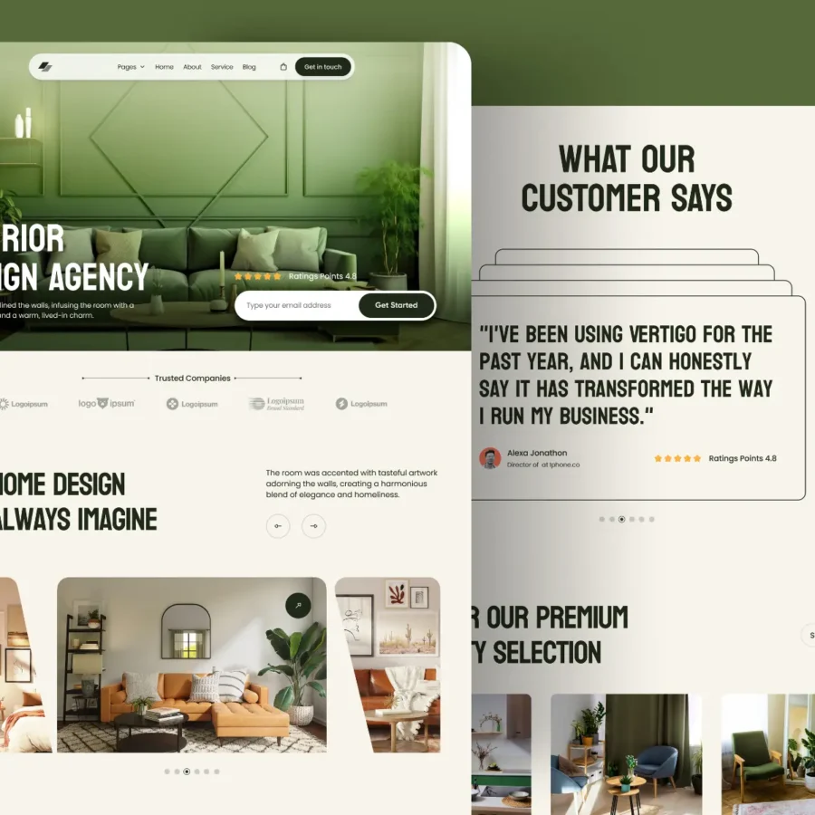 Zenvira — Interior Design Framer Template — Waida Studio Framer Template