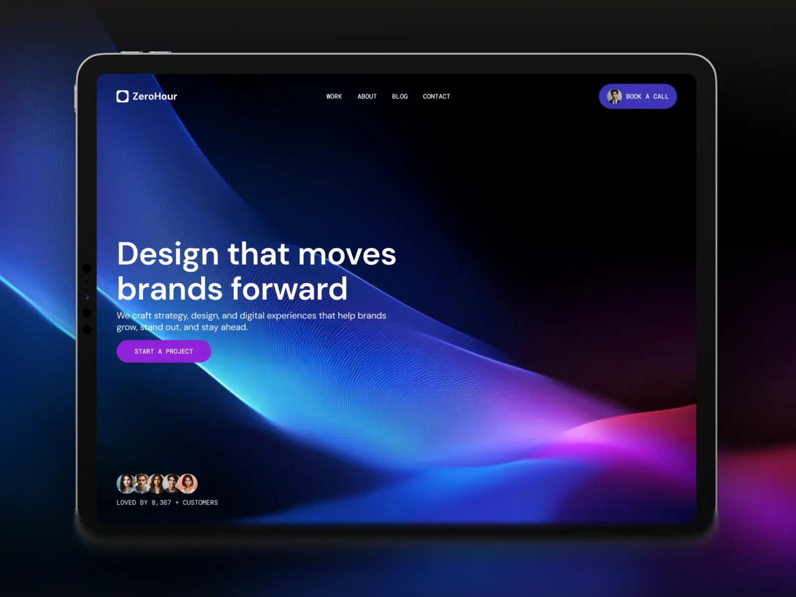 ZeroHour — Agency Framer Template — José Casal Framer Template